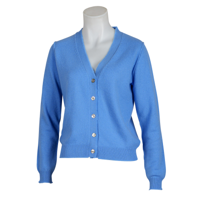 Jumper 1 2 3 4 - Cardigan - Distressed - stahlblau