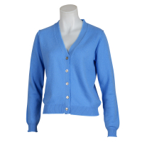 Jumper 1 2 3 4 - Cardigan - Distressed - stahlblau