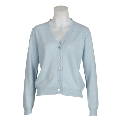 Jumper 1 2 3 4 - Cardigan - Distressed - hellblau - aqua