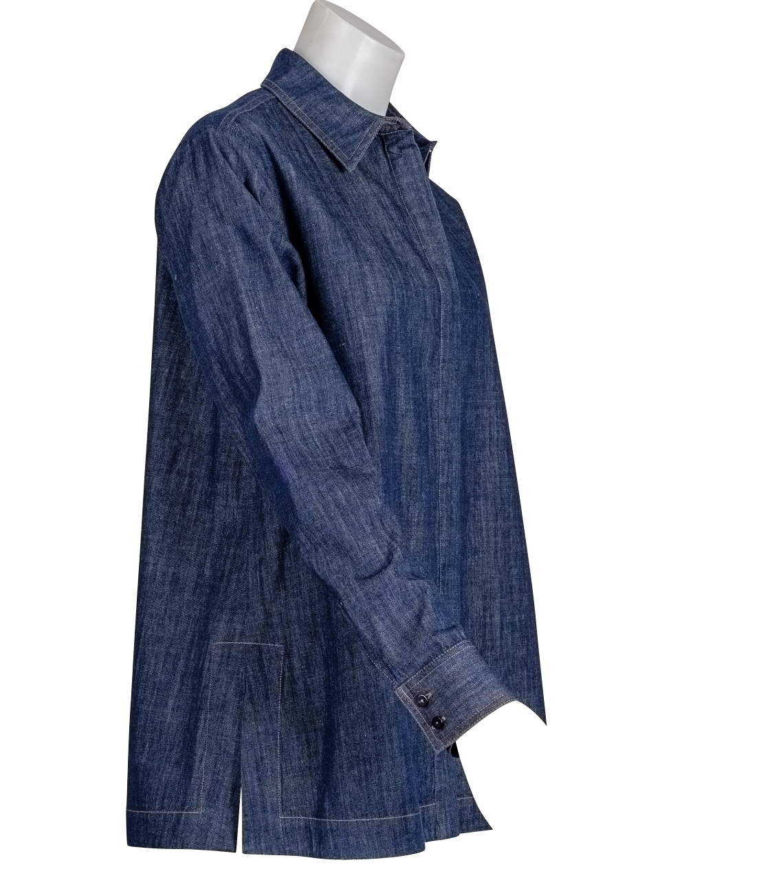FFC - Jeans - Bluse - Tunika - dunkelblau
