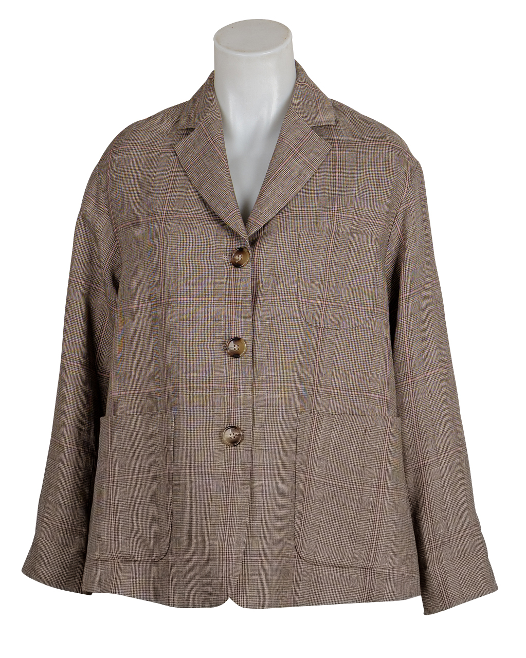 Kiltie - Blazer - Petra - Glencheck - beige - braun -...