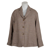 Kiltie - Blazer - Petra - Glencheck - beige - braun - rosa dt.36/it.42