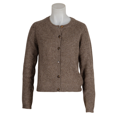 Anna V Berg - Cardigan - Felina - taupe - melange