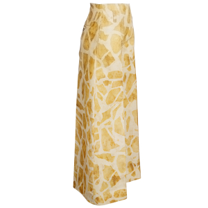 QL2-Quelledue - Hose - Oriana - grafisch - sand - beige - cognac