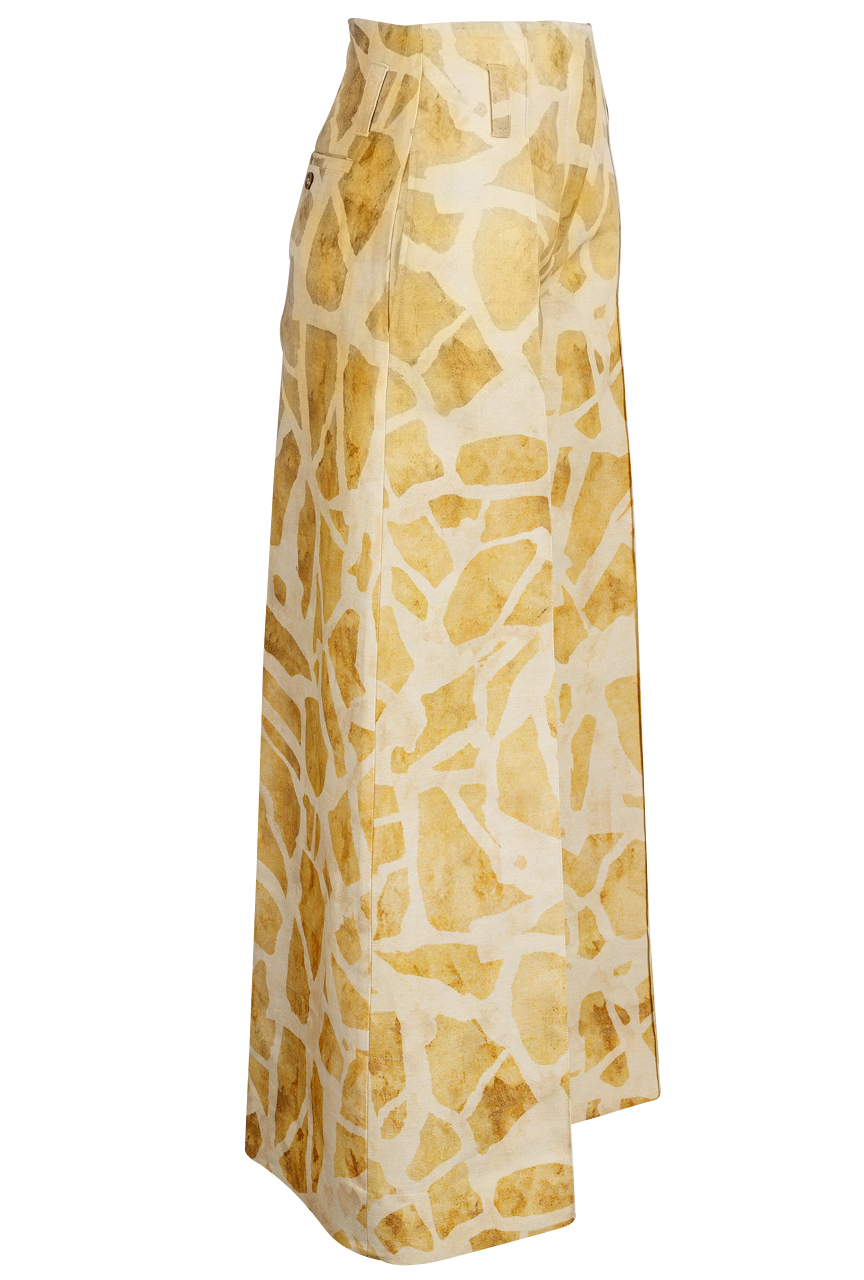 QL2-Quelledue - Hose - Oriana - grafisch - sand - beige -...