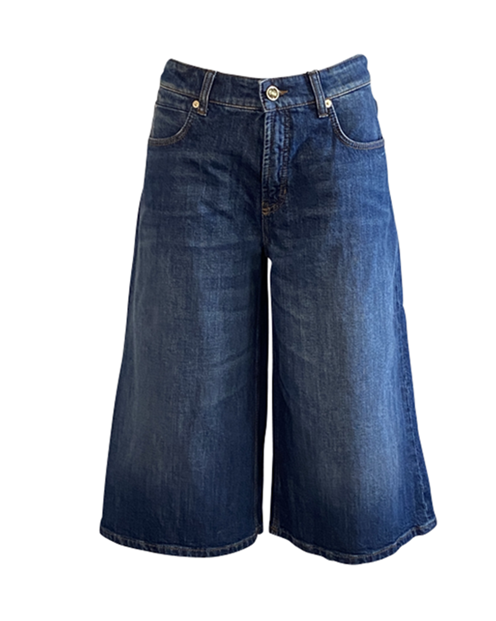 Cambio - Jeans - Bermuda - Palazzo - dunkelblau