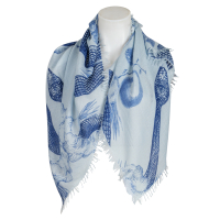 friendly hunting - Cashmere - Tuch - Garden Eden - hellblau - dunkelblau