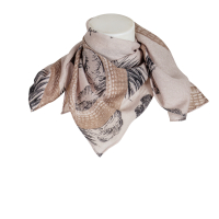 friendly hunting - Cashmere - Tuch - Garden Eden - taupe - braun - schwarz