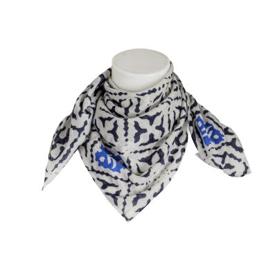 friendly hunting - Cashmere - Tuch - Eyes of Marrakesh - kitt - dunkelblau
