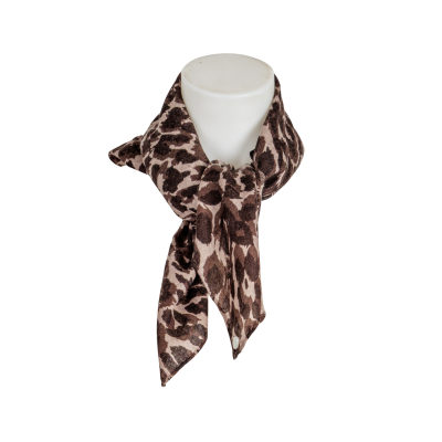 friendly hunting - Cashmere - Tuch - Leoprint - braun - beige