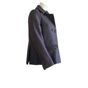 Kiltie Jacke "Club" - Hahnentritt grau blau braun