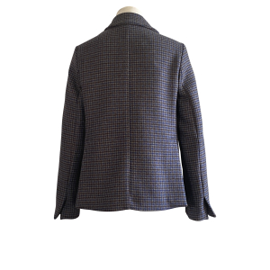 Kiltie Jacke "Club" - Hahnentritt grau blau braun