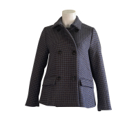 Kiltie Jacke "Club" - Hahnentritt grau blau braun