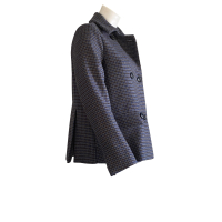 Kiltie Jacke "Club" - Hahnentritt grau blau braun