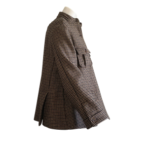 Kiltie Jacke "Angel" - Hahnentritt braun schwarz beige
