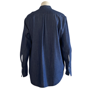 Kiltie Jeans Bluse "Daria" - dunkelblau