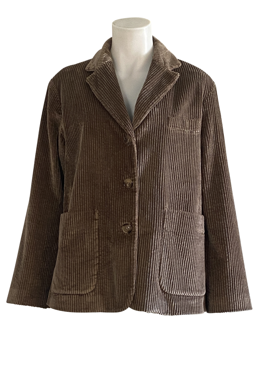 Kiltie Cord Blazer "Petra " - camel