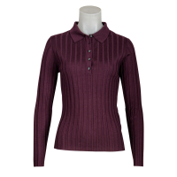 Allude Pullover Polo - bordeaux