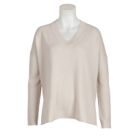 Allude Pullover  - Cashmere - beige kitt