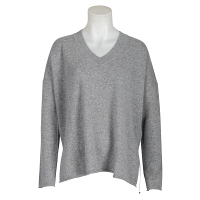 Allude Pullover  - Cashmere - hellgrau melange