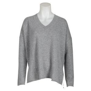 Allude Pullover  - Cashmere - hellgrau melange