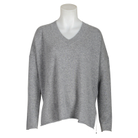 Allude Pullover  - Cashmere - hellgrau melange