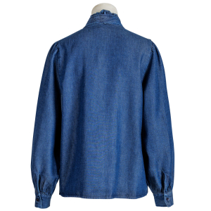 Soluzione Jeans Bluse - dunkelblau