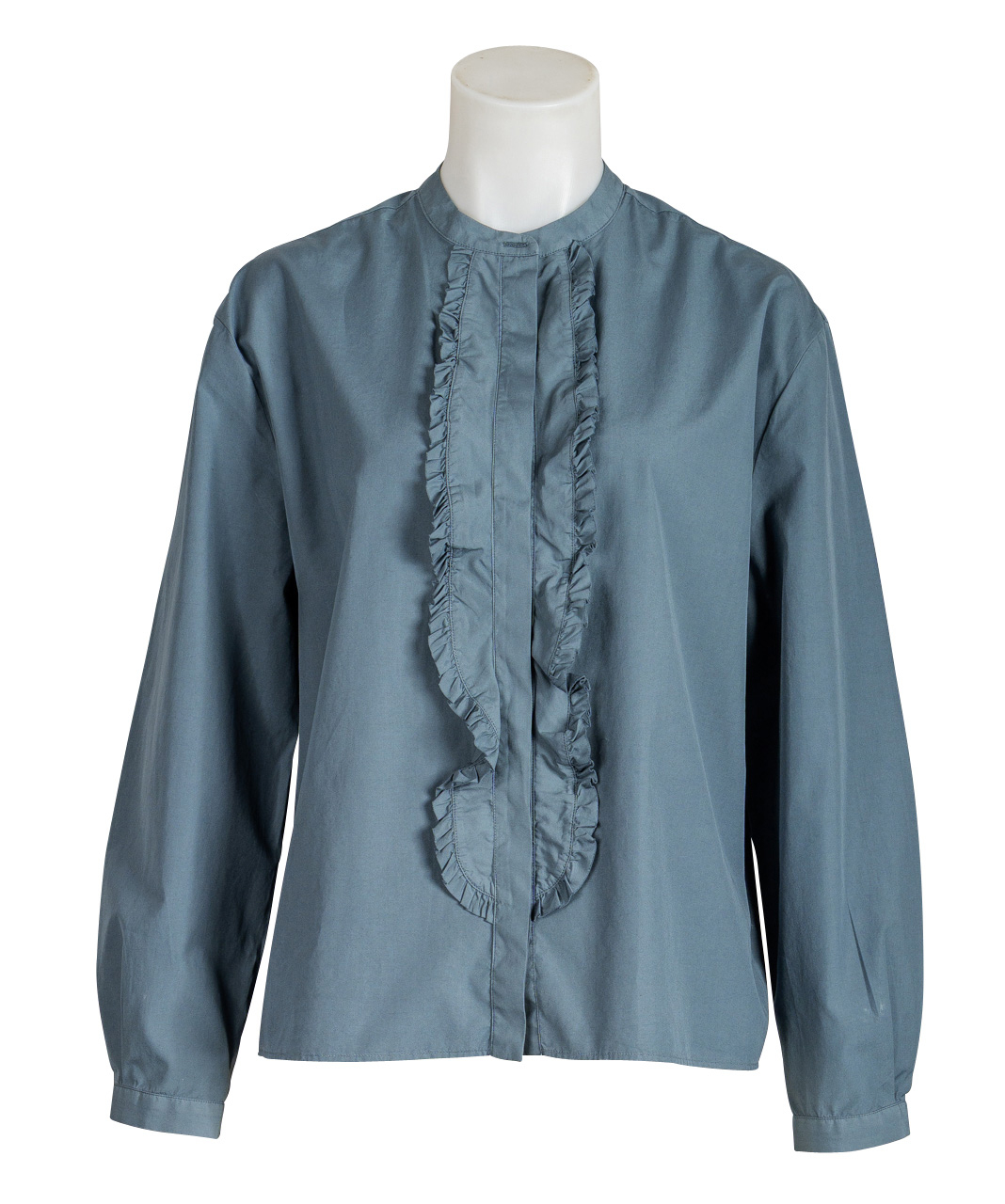 Soluzione Bluse Rüschen - petrol