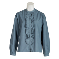 Soluzione Bluse Rüschen - petrol