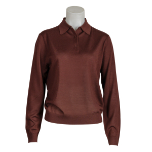 FFC Pullover Polo - braun - marone