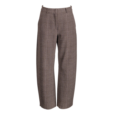 Cambio Hose "Edita" Glencheck - braun - beige