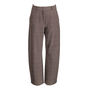 Cambio Hose "Edita" Glencheck - braun - beige