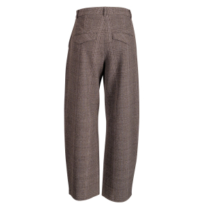 Cambio Hose "Edita" Glencheck - braun - beige