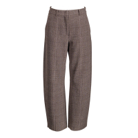 Cambio Hose "Edita" Glencheck - braun - beige