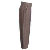 Cambio Hose "Edita" Glencheck - braun - beige