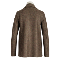 Harris Wharf London Caban Jacke - doppelreihig - braun grün melange