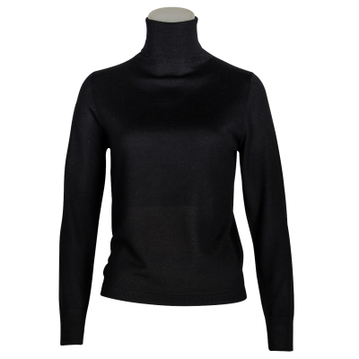 Allude Rollkragen Pullover - schwarz
