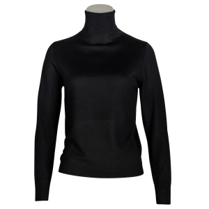 Allude Rollkragen Pullover - schwarz