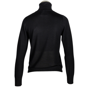 Allude Rollkragen Pullover - schwarz