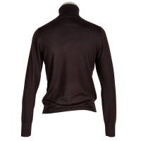 Allude Rollkragen Pullover - dunkelbraun