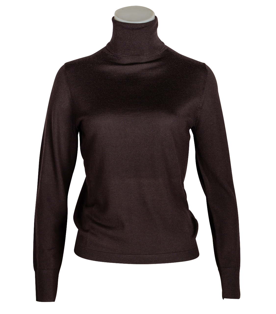 Allude Rollkragen Pullover - dunkelbraun XL