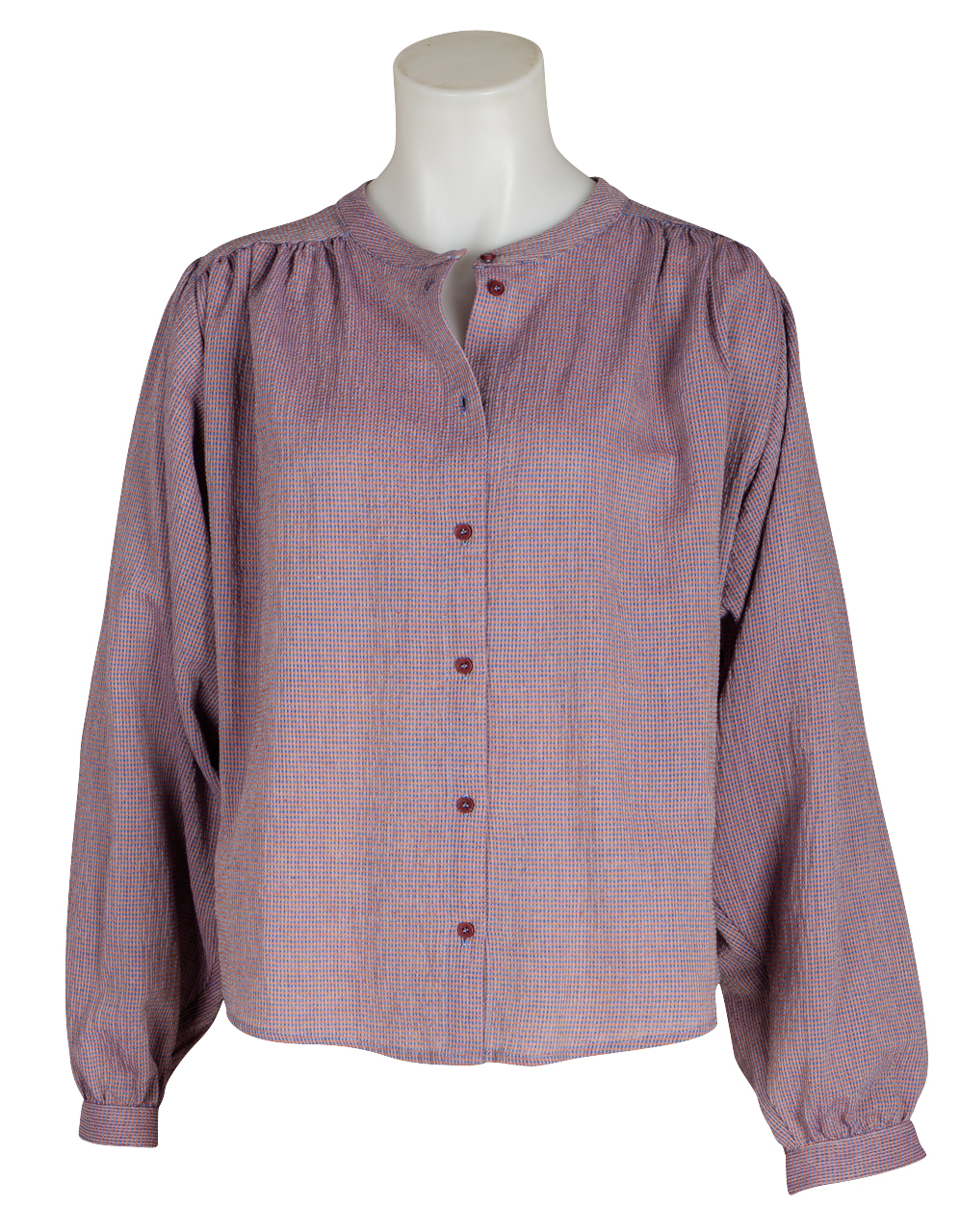 Sacrécoeur Bluse "Gladis" kariert -...