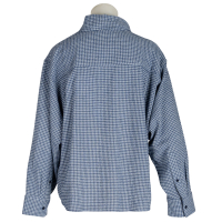 Sacrécoeur Bluse "Charlie" kariert - blau hellblau