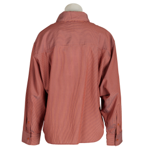 Sacrécoeur Bluse "Charlie" kariert - cognac bordeaux
