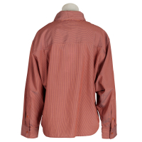 Sacrécoeur Bluse "Charlie" kariert - cognac bordeaux