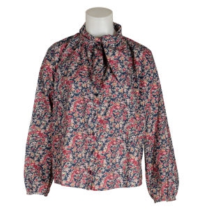 des petits hauts Bluse "Rainbow" floral - blau rot