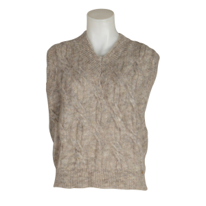 des petits hauts Pullunder "Almelie" taupe melange