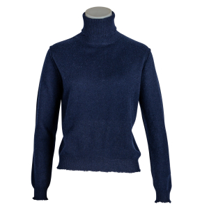 Jumper 1 2 3 4 Pullover Rollkragen - dunkelblau