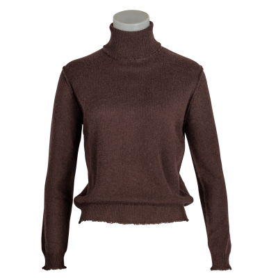 Jumper 1 2 3 4 Pullover Rollkragen - dunkelbraun