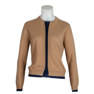 Jumper 1 2 3 4 Cardigan - camel / dunkelblau